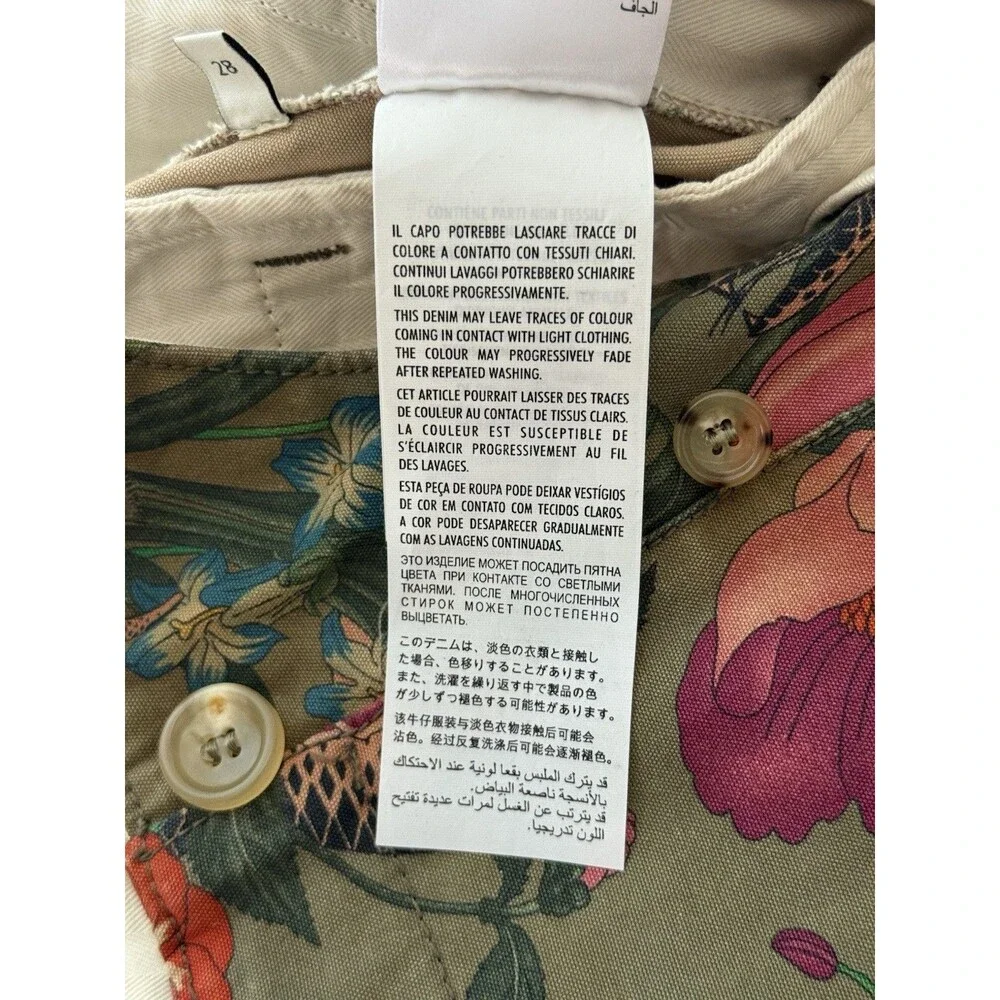 Gucci - Flora Snake Print Chino Pants